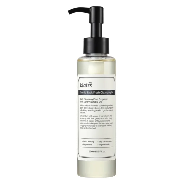 Gentle Black Fresh Cleansing Oil 150 ml