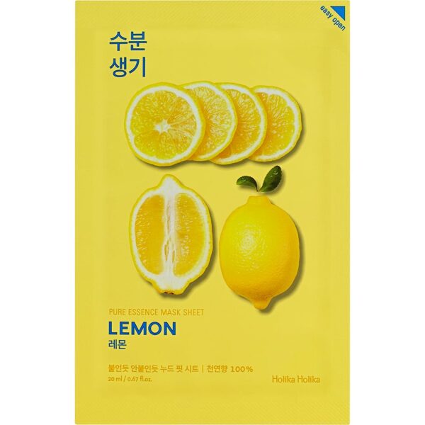 Holika Holika Pure Essence Sheet Mask Lemon - 20 ml