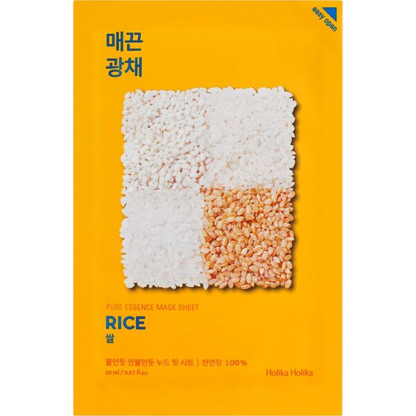 Holika Holika Pure Essence Sheet Mask Rice - 20 ml