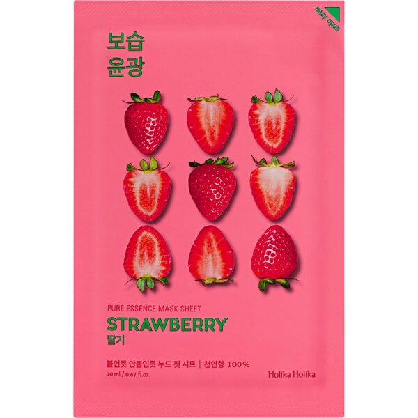 Holika Holika Pure Essence Sheet Mask Strawberry - 20 ml