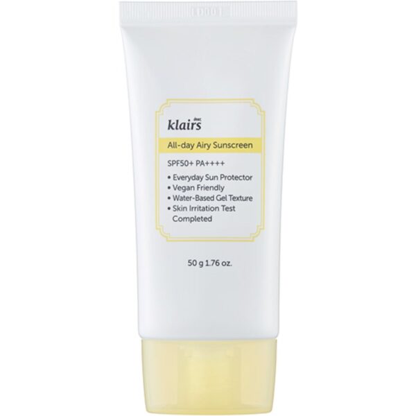 Klairs All-day Airy Sunscreen SPF50 - 50 ml