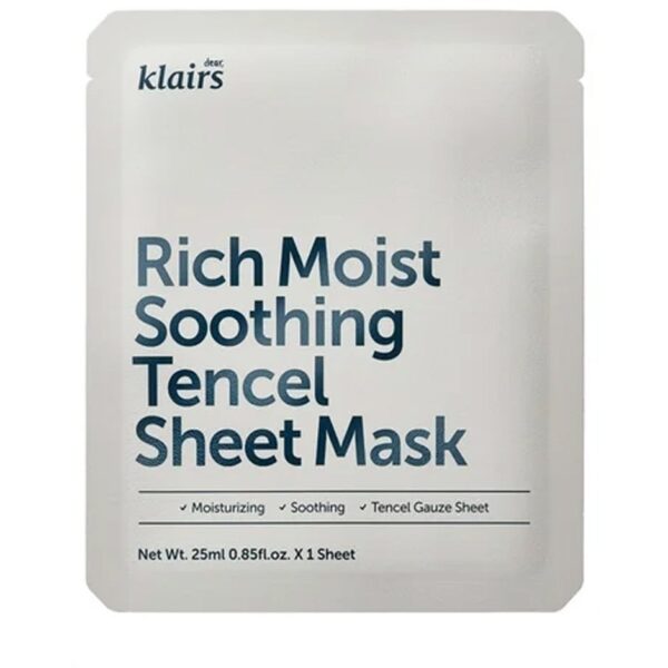 Klairs Rich Moist Soothing Tencel Sheet Mask 25 ml