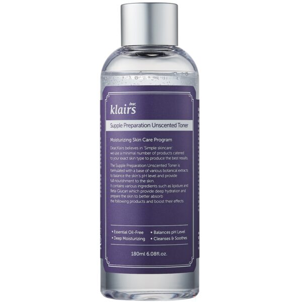 Klairs Supple Preparation Unscented Toner 180 ml