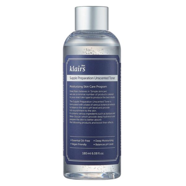 Klairs Supple Preparation Unscented Toner 180 ml