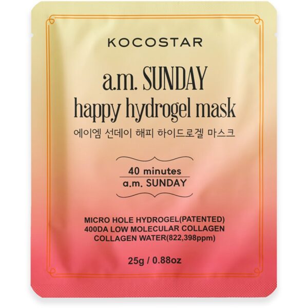 Kocostar A.m. SUNDAY Happy Hydrogel Mask 5 pcs