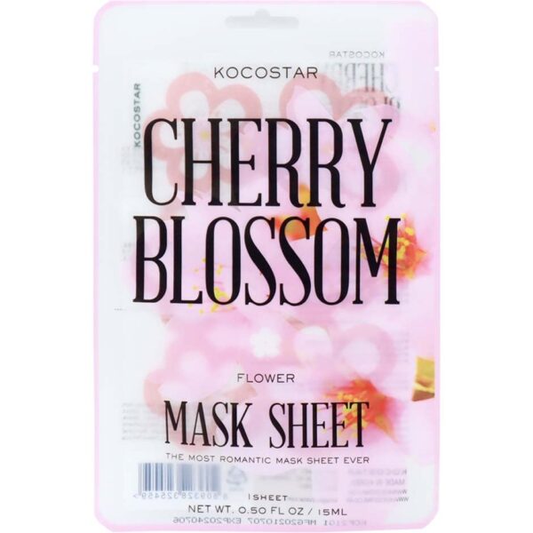 Kocostar Flower Mask Sheet Cherry Blossom (6 flowers) 24 g