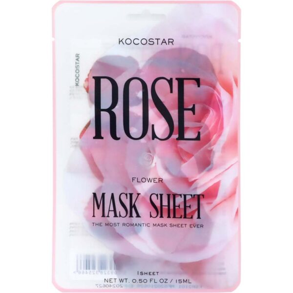 Kocostar Flower Mask Sheet Rose (6 flowers) 24 g