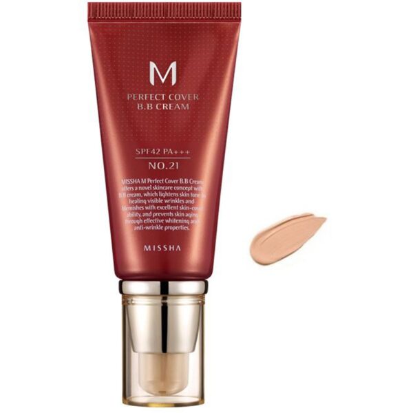 MISSHA M Perfect Cover BB Cream SPF42/PA+++ No.21 Light Beige - 50 ml