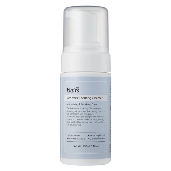 Rich Moist Foaming Cleansing Mousse 100 ml