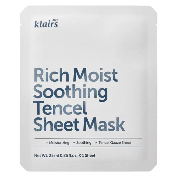 Rich Moist Soothing Tencel Sheet Mask