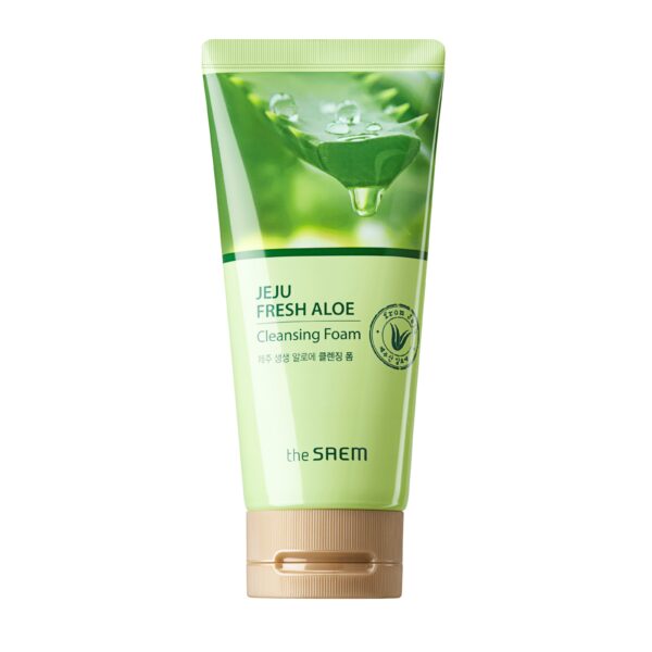 The Saem Jeju Fresh Aloe Vera Cleansing Foam Espuma Limpiadora 1