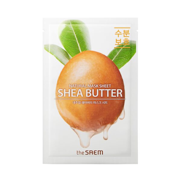 The Saem Natural Shea Butter Mask Sheet Mascarilla Manteca de Kar