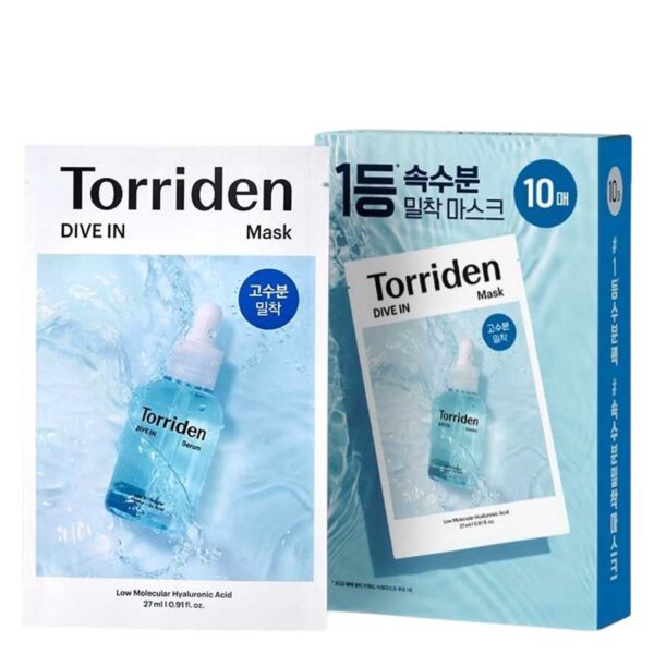 Torriden Dive-In Low Molecular Hyaluronic Acid Mask Pack 1 kpl