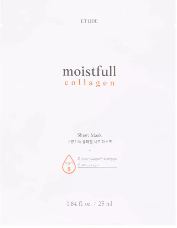 Etude Moistfull Collagen Sheet Mask kangasnaamio