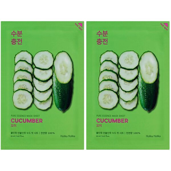 Holika Holika Duo Pure Essence Sheet Mask Cucumber