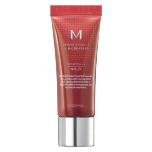 Missha M Perfect Cover BB Cream SPF 42 Pa+++ 20 ml – No.27 Honey