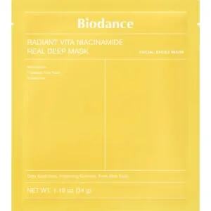 Biodance Radiant Vita Niacinamide Real Deep Mask 34 g