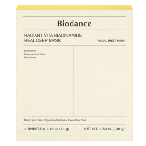 Biodance Radiant Vita Niacinamide Real Deep Mask 4pcs